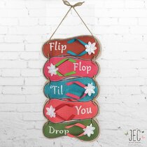 Flip flop cheap wall plaque